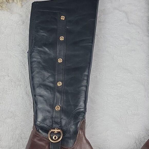 ‎LUCCA LANE MARELLA Two Toned Riding Boots [SIZE 7] - Picture 6 of 8